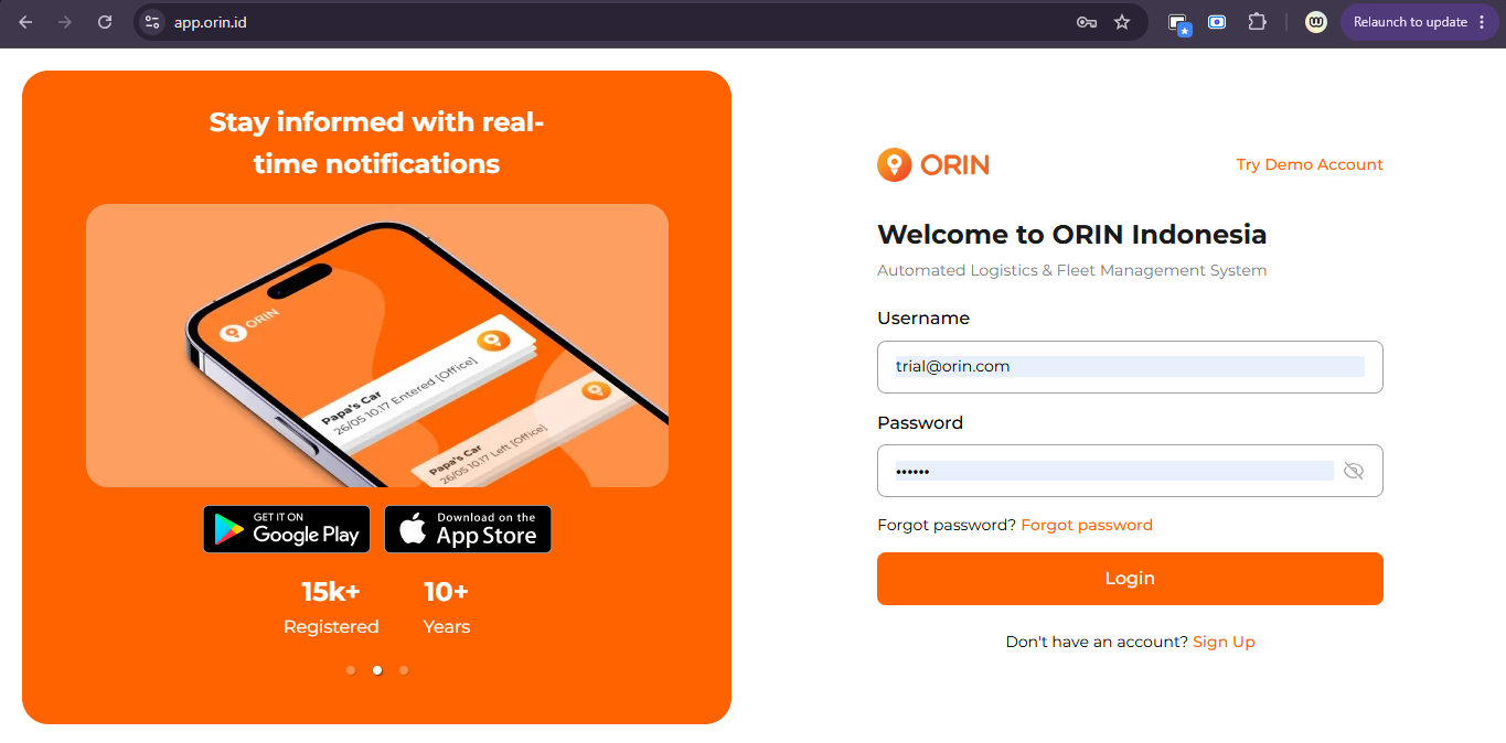 Login