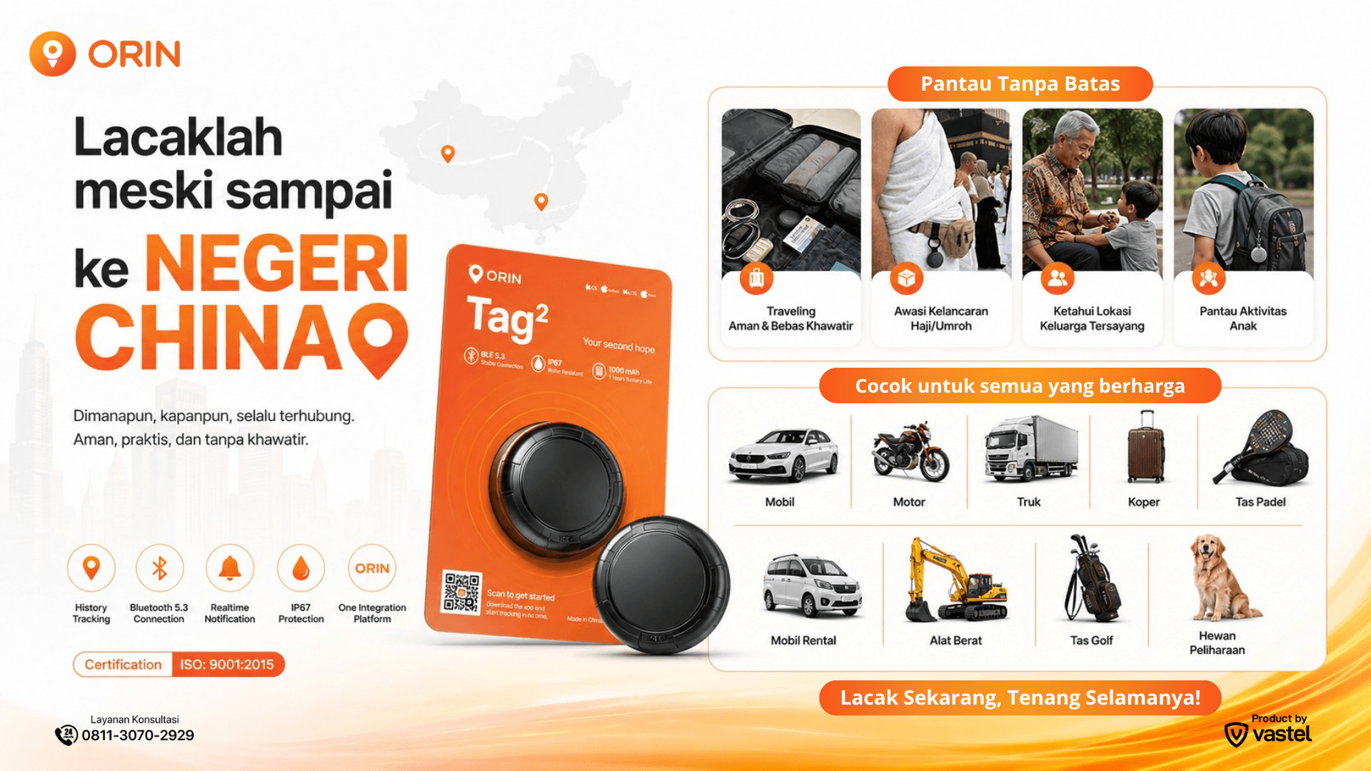 Lacaklah Meski Sampai ke Negeri China: Solusi GPS Tracking Terbaik dari ORIN Surabaya & Jakarta